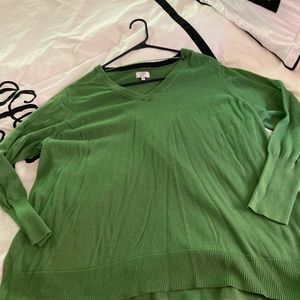Green Crown & Ivy sweater 2X. GUC